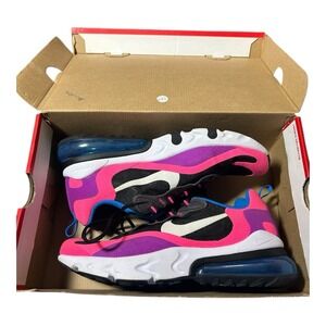 Nike Air Max 270 React GS Pink Shoes BQ0101-001 Size 7Y